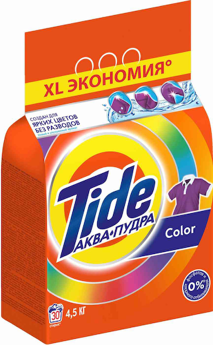Стиральный порошок для цветного белья Tide Аква-пудра Color #1
