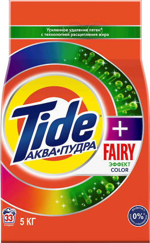 Стиральный порошок для цветного белья Tide Аква-пудра Color + Fairy эффект #1