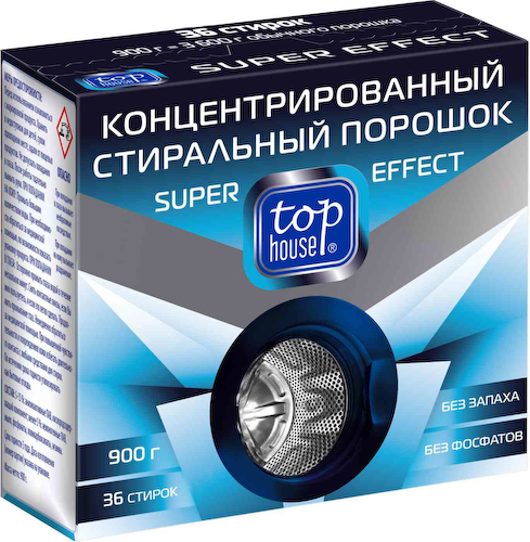 Стиральный порошок концентрированный Top house Super Effect #1