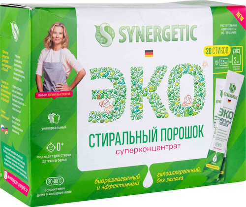 Стиральный порошок суперконцентрат Synergetic Эко #1