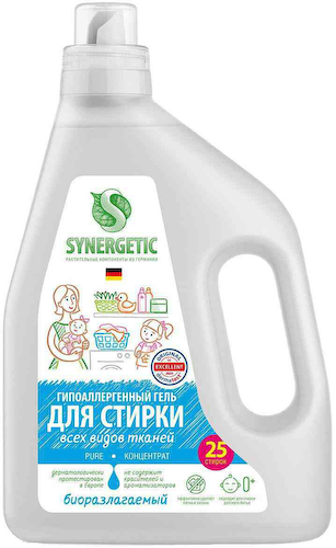 Гель для стирки всех видов тканей Synergetic Pure #1
