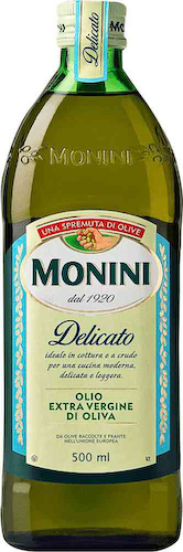 Масло оливковое Monini Delicato Extra Virgin нерафинированное #1