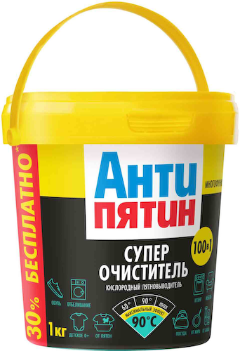 Очиститель-пятновыводитель кислородный 100 в 1 Антипятин #1
