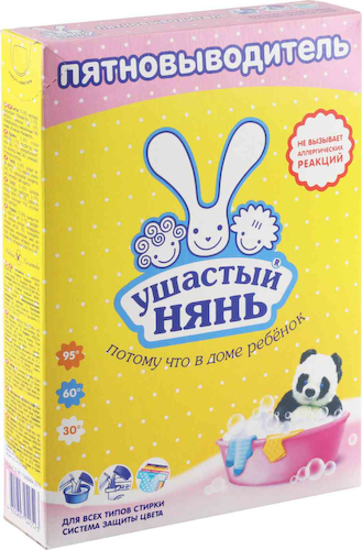 Пятновыводитель для детского белья Ушастый нянь для всех типов стирки #1