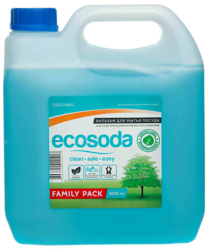 Бальзам для мытья посуды и детских принадлежностей Mama Ultimate Ecosoda Original #1