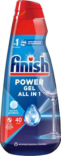 Гель для посудомоечных машин концентрированный Finish Shine&Protect быстрорастворимый #1