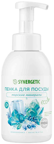 Пенка для мытья посуды Synergetic Морские минералы #1