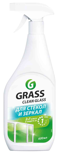 Очиститель стёкол и зеркал Grass Clean glass Суперблеск #1