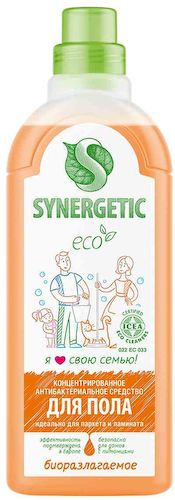 Средство для пола биоразлагаемое универсальное Synergetic концентрированное #1