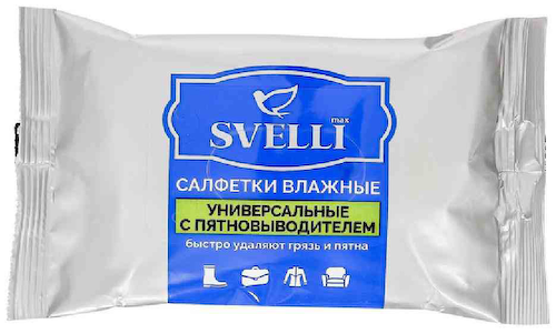 Влажные салфетки универсальные Svelli с пятновыводителем #1