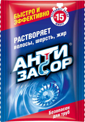Средство для прочистки труб Антизасор Активные гранулы #1