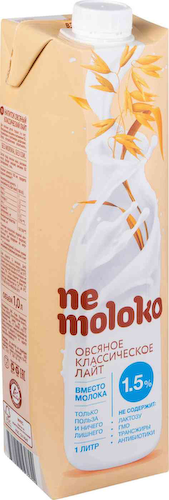 Напиток овсяный Nemoloko Классический лайт 1,5% #1