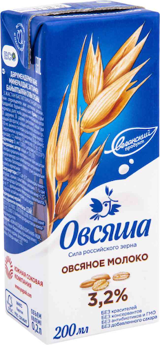 Напиток овсяный Овсяша 3,2% #1