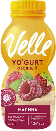 Продукт овсяный питьевой Velle Малина #1