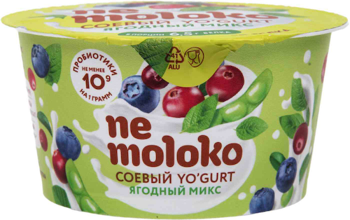 Продукт соевый Nemoloko Yo'gurt Ягодный микс #1