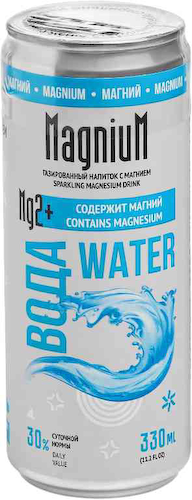 Напиток функциональный безалкогольный газированный MagniuM Вода с магнием #1
