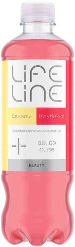 Витаминизированный напиток Lifeline Beauty, клубника-ваниль, без газа #1