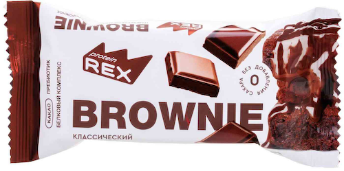 Брауни протеиновый ProteinRex классический #1