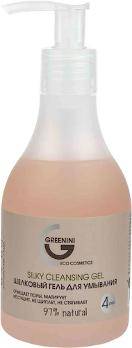 Гель для умывания шелковый Greenini Silky Cleansing Gel Шаг 4 #1