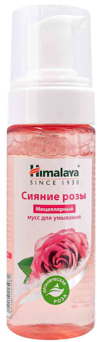 Мусс для умывания мицеллярный Himalaya Сияние розы #1