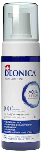 Пенка для умывания 5 в 1 Deonica Skincare Line для всех типов кожи #1