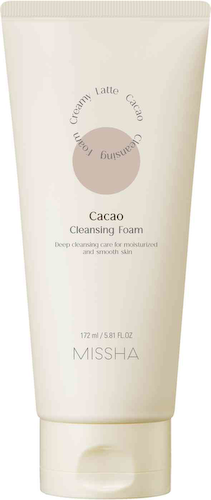 Пенка для умывания Missha Creamy Latte с маслом какао и медом #1