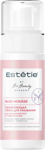 Пенка для умывания обновляющая Estetie Bliss Mousse для очищения пор и сияния кожи #1