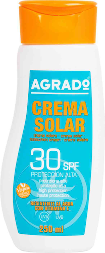 Крем солнцезащитный Agrado Sunscreen Cream SPF 30 #1