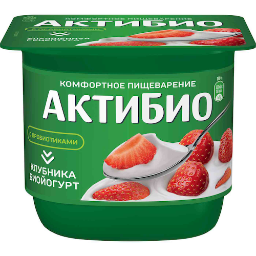 Биойогурт Актибио клубника 2,9% #1