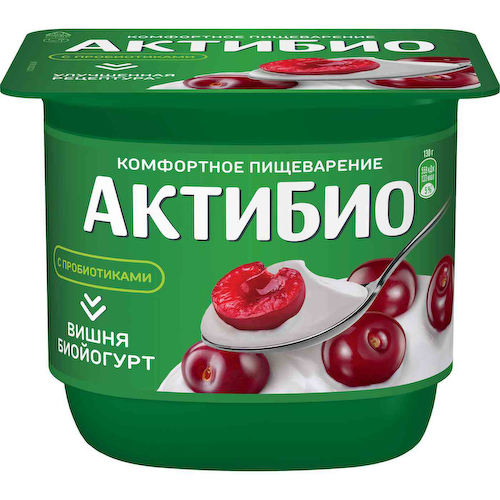 Биойогурт Актибио вишня 2,9% #1