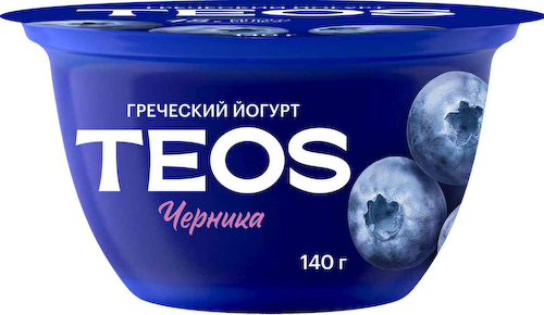 Йогурт греческий Teos Черника 2% #1