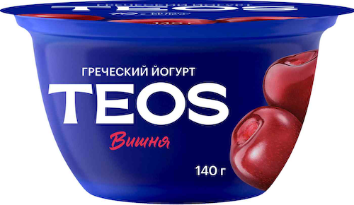 Йогурт греческий Teos вишня 2% #1