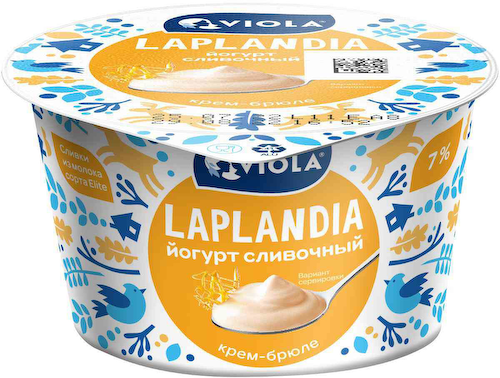 Йогурт Viola Laplandia Крем-брюле 7% #1