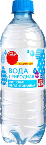 Вода негазированная Ваш выбор природная питьевая #1