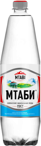 Вода минеральная питьевая Мтаби лечебно-столовая газированная #1