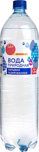 Вода природная Ваш выбор питьевая газированная #1