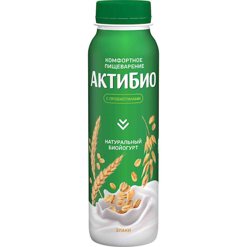 Биойогурт питьевой Актибио злаки 1,6% #1