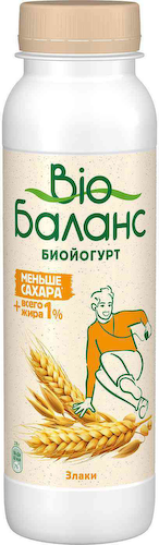 Биойогурт питьевой Bio Баланс Злаки 1% #1