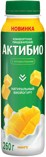 Йогурт питьевой Актибио Манго 1,5% #1