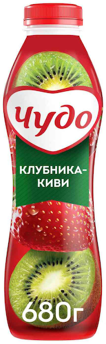Йогурт питьевой Чудо Клубника-Киви 1,9% #1