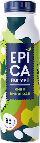 Йогурт питьевой Epica Киви-виноград 2,5% #1