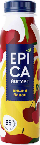 Йогурт питьевой Epica Вишня-банан 2,5% #1