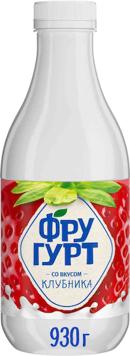 Йогурт питьевой Фругурт со вкусом Клубника 1% #1