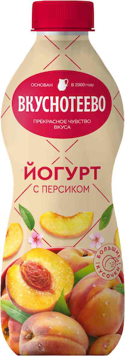 Йогурт питьевой Вкуснотеево Персик 2% #1