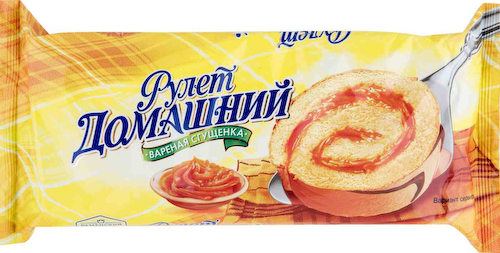 Рулет бисквитный Домашний Варёная сгущёнка #1