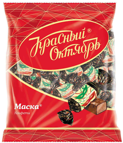 Конфеты шоколадные Маска Красный Октябрь #1