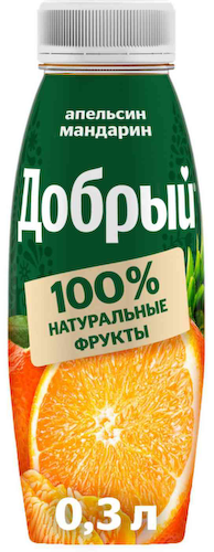 Напиток сокосодержащий Добрый апельсин-мандарин #1