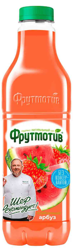 Напиток сокосодержащий Фрутмотив клубничный арбуз #1