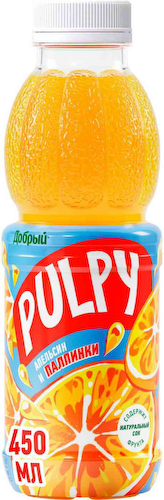 Напиток сокосодержащий Pulpy Апельсин #1