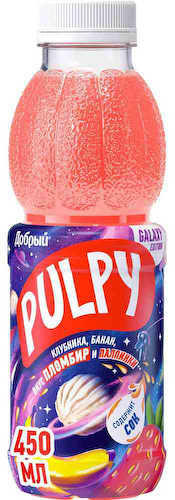 Напиток сокосодержащий Pulpy Пломбир #1